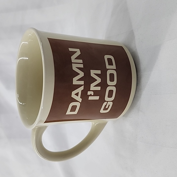 Vintage Damn I'm Good Coffe Tea Mug 1970 Collectible - Picture 2 of 6